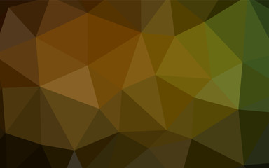 Dark BLUE vector low poly layout.