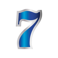 blue seven number