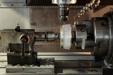 CNC milling at work