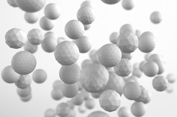 Abstract background of balls