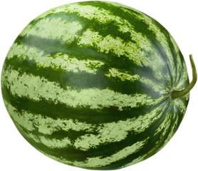 Whole Ripe Watermelon - Isolated