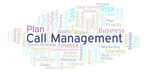 Fototapeta premium Human Resource Management word cloud, made with text only.
