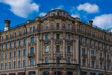 Fototapeta na wymiar Historisches Gebäude in Moskau