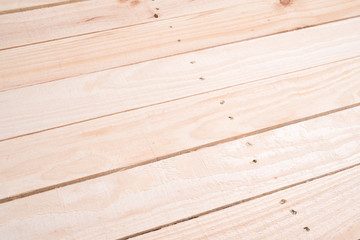 Wooden plank in perspective