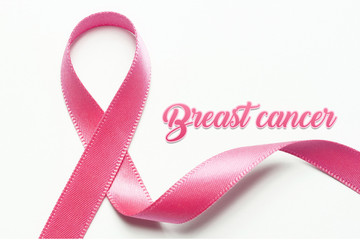 Breast cancer pink ribbon