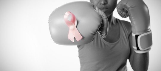 Woman for fight against breast cancer