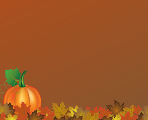Naklejka na ściany i meble Autumn background. vector illustration