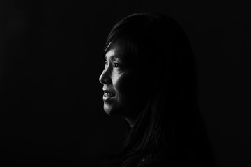 Portrait of a beautiful asian woman
