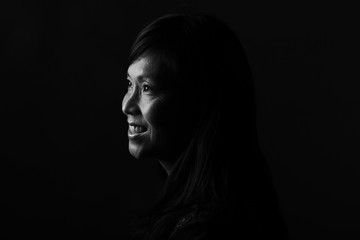 Portrait of a beautiful asian woman