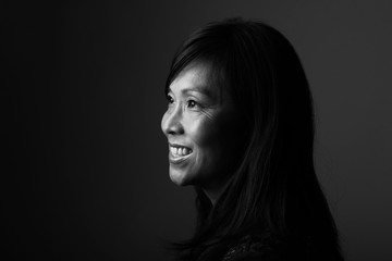 Portrait of a beautiful asian woman