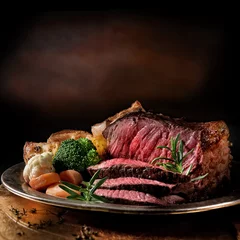 Abwaschbare Fototapete Rare Roast Beef © Simon Booth