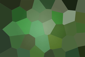 Obraz na płótnie Canvas Abstract illustration of Dark Jungle Green bright Giant Hexagon background, digitally generated.