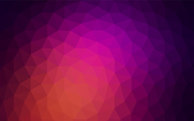 Obraz premium Light Pink, Blue vector polygonal pattern.