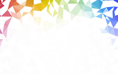 Obraz premium Light Multicolor vector abstract polygonal pattern.
