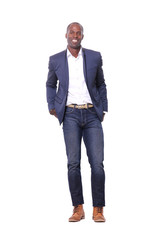 Full body black man