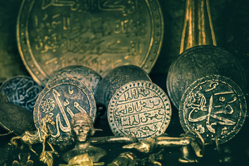Ottoman Turkish art icon in view