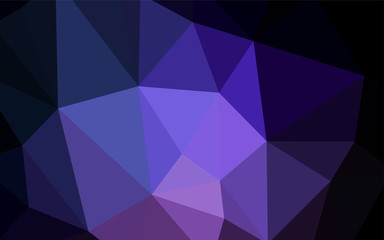 Fototapeta premium Dark Pink, Blue vector abstract polygonal template.