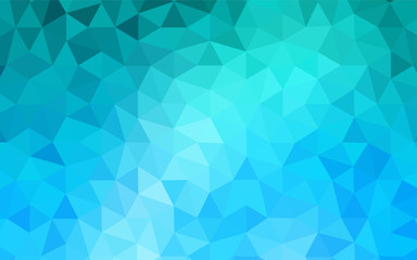 Fototapeta premium Light BLUE vector abstract mosaic pattern.