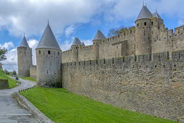 Fototapeta na wymiar Carcassonne, France