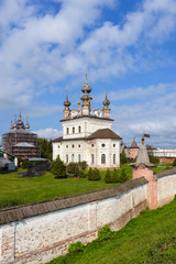 Fototapeta na wymiar Yuriev Polskiy, Russia, Mikhailo-Arkhangelsky monastery