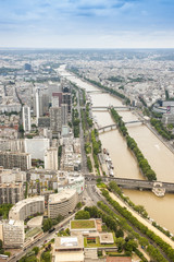 Parigi vista dalla cima della Torre Eiffel