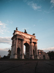 Obraz premium Arco della pace in Milano