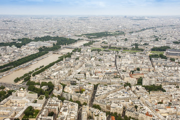 Parigi vista dalla cima della Torre Eiffel