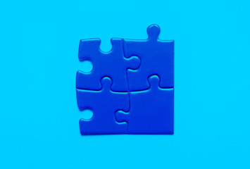 Blue puzzles, the concept of success,
