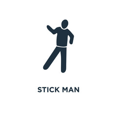 stick man excersicing icon