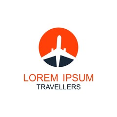 Travel agency vector logo template. Holiday logo template