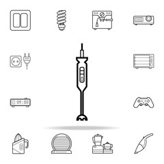 hand blender icon. Appliances icons universal set for web and mobile