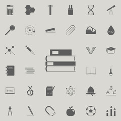 pile of books icon. Education icons universal set for web and mobile