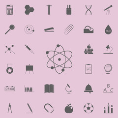 atoms icon. Education icons universal set for web and mobile