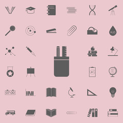 cup for pens icon. Education icons universal set for web and mobile