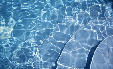 Swimming pool water.