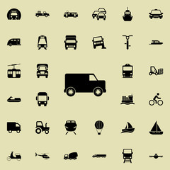 van icon. transport icons universal set for web and mobile
