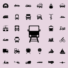 a train icon. transport icons universal set for web and mobile