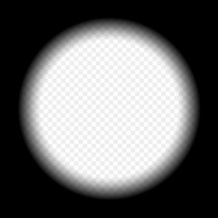 View through a telescope, viewfinder sniper scope. The concept of search, observation. Vector template.