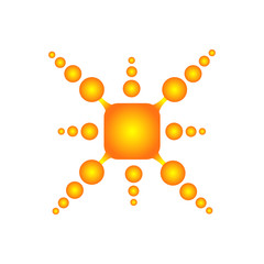 Modern icon design logo element with business card template. Best for identity and logotypes