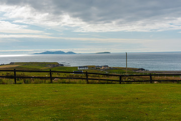 Farm by the Irish Sea