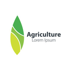 Agriculture Vector Design Logo. Natural Design Logo Concept.