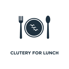 clutery for lunch icon