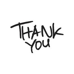 Thank You Vector Template Design Illustration