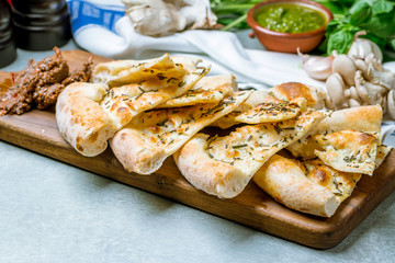Focaccia with rosemary