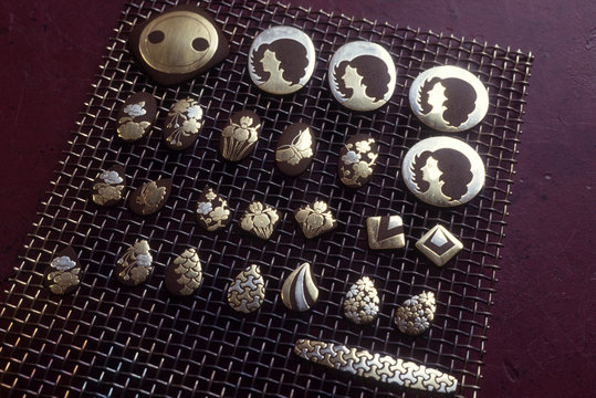 Ornate pins