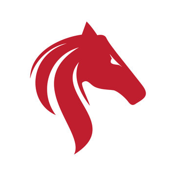 Black Horse, Horse Head Logo Design Inspiration Vector