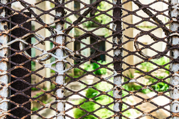 Rusty Crossed wire texture