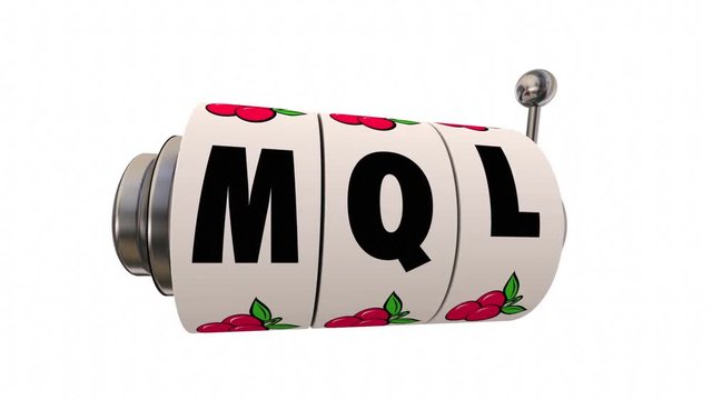 MQL Marketing Qualified Leads New Customers Prospects Slot Machine 3d Animation
