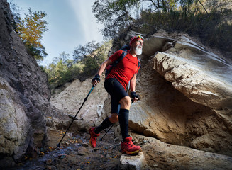 Hiking in the canyon