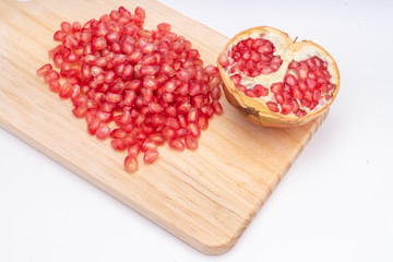Pomegranate and pomegranate seeds